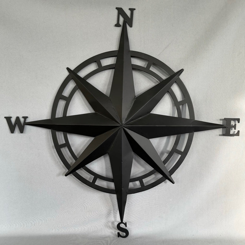 Stunning 60x60cm compass wall art that adds elegance and adventure to any living space. Perfect for home decor enthusiasts.