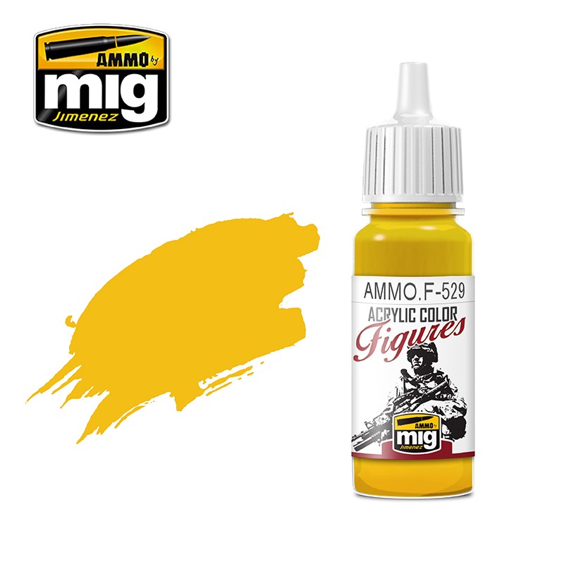 Ammo by MIG - Figures Paints - Pure Yellow 17ml
