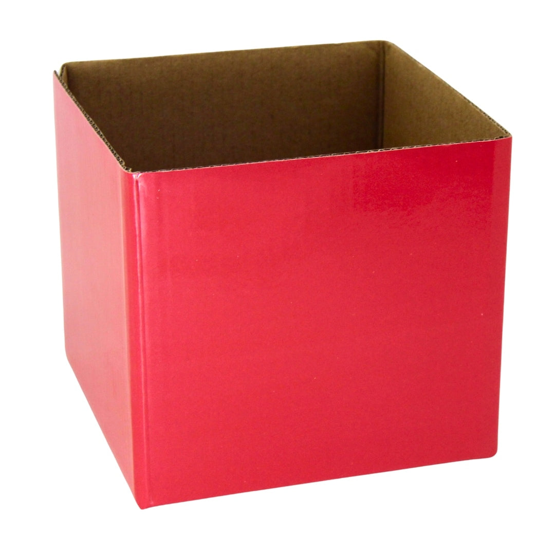 Posy Box Mixed Colours Pack of 25. - Hot pink Yellow Violet Moss and Orange.