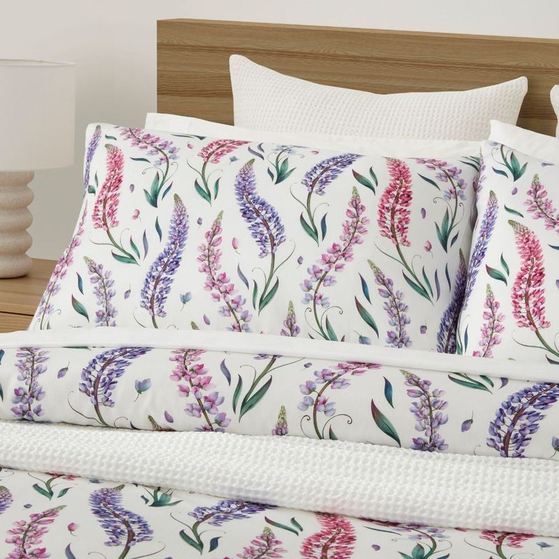 Duvet Cover Set - LUPINE (NZ Super King) - BAKSANA