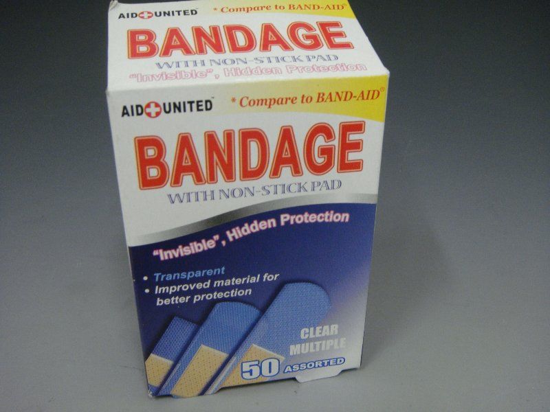 Bandages - Clear 50pk Mixed (12 Packs)