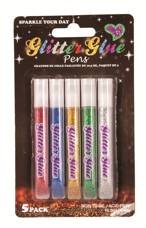 Glitter Glue Pens - 10.5ml (6 Packs)