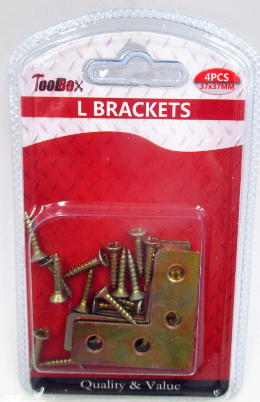 L Brackets - 37mm (6 Packs)