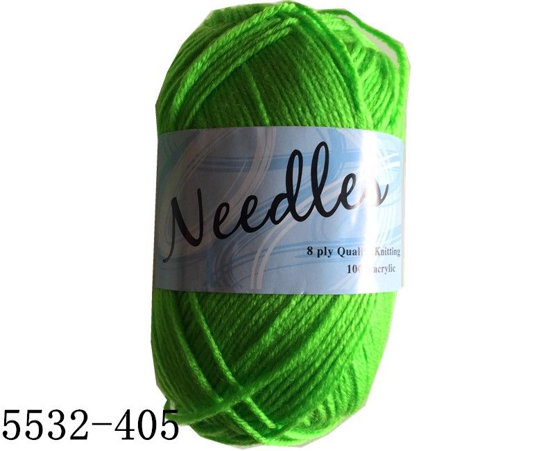 Yarn - Acrylic - Green 100g (Set Of 6)