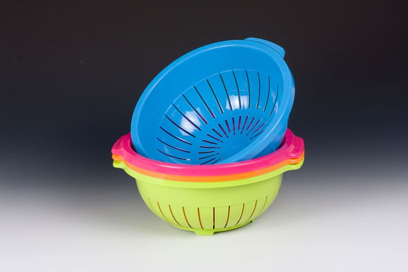 Plastic Colander - 33cm (Set Of 6 Assorted)