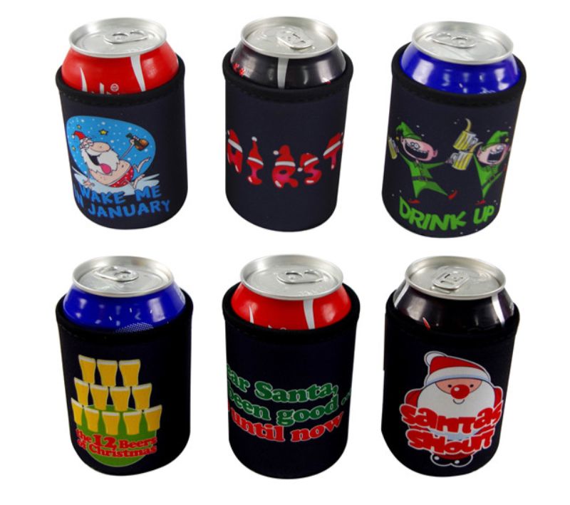 Stubby Cooler - 10cm (Set Of 6 Assorted)