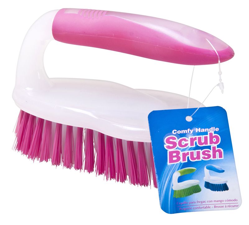 Scrub Brush With Handle (Set Of 6)