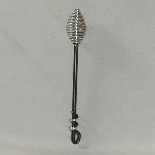 Honey Stirrer - 18cm Stainless Steel Spiral Handle