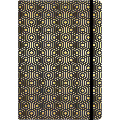 A5 Undated Daily Journal Collins Foil Geometric Hardcover