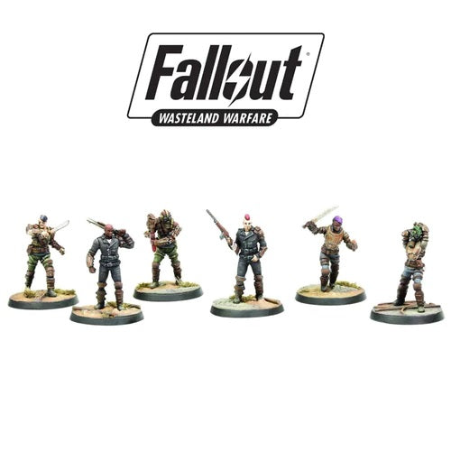 Fallout Wasteland Warfare - Raiders Psychos and Scavvers - Miniature Terrain