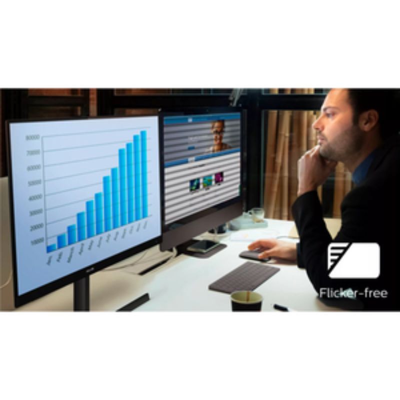 Philips 276B1/75 68.6 cm (27") WQHD WLED LCD Monitor - 16:9 - Textured Black - 6