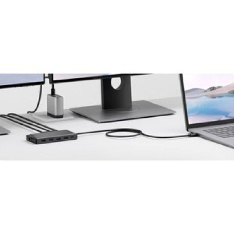 Alogic USB-C 12-in-1 Dual Display Mini Dock - MV2 - 3 Displays Supported - 1920