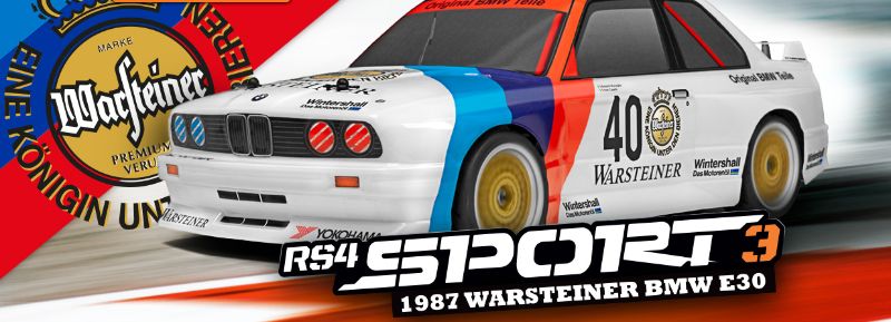 Radio Control Car - c1/10 RS4 S3 BMW E30 M3 w/b&c