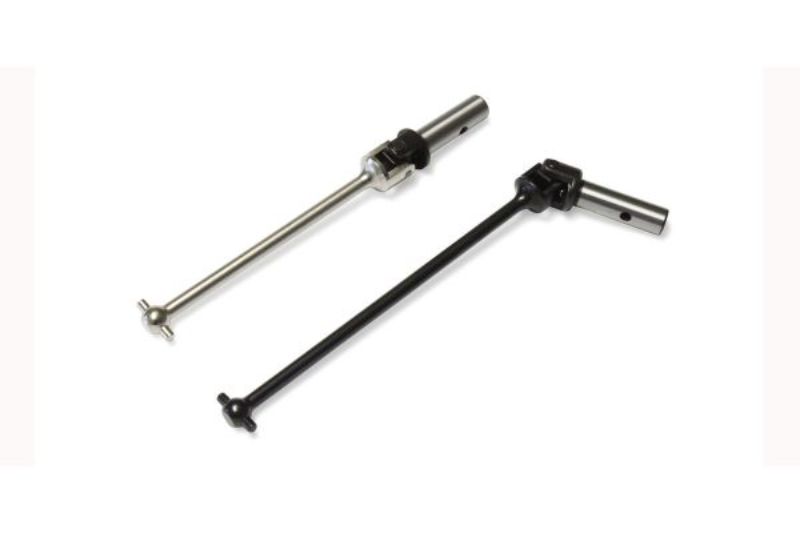 Kyosho MF Uni Swing Shaft L&R set for MADFORCE and FO-XX, enhancing RC performance and smooth power transfer.