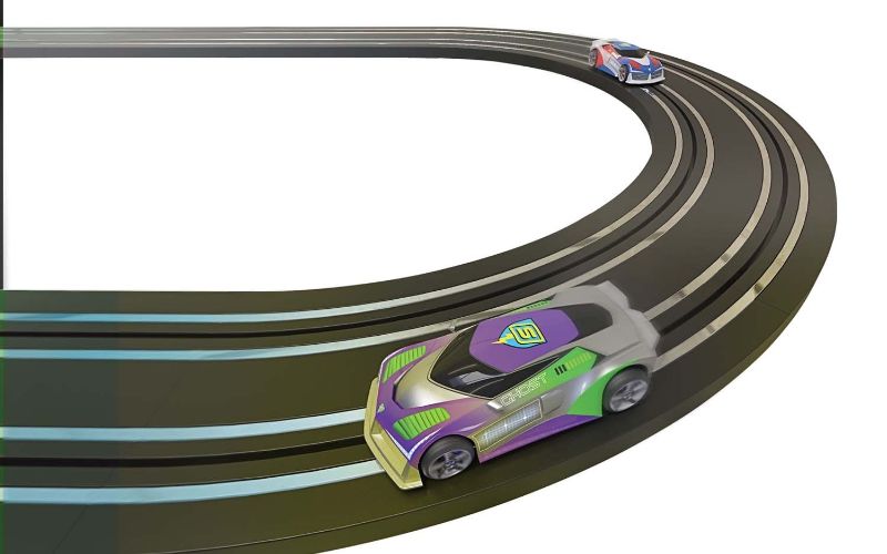 Slot Car Accessory - Scalextric Micro Track Straights & Curves