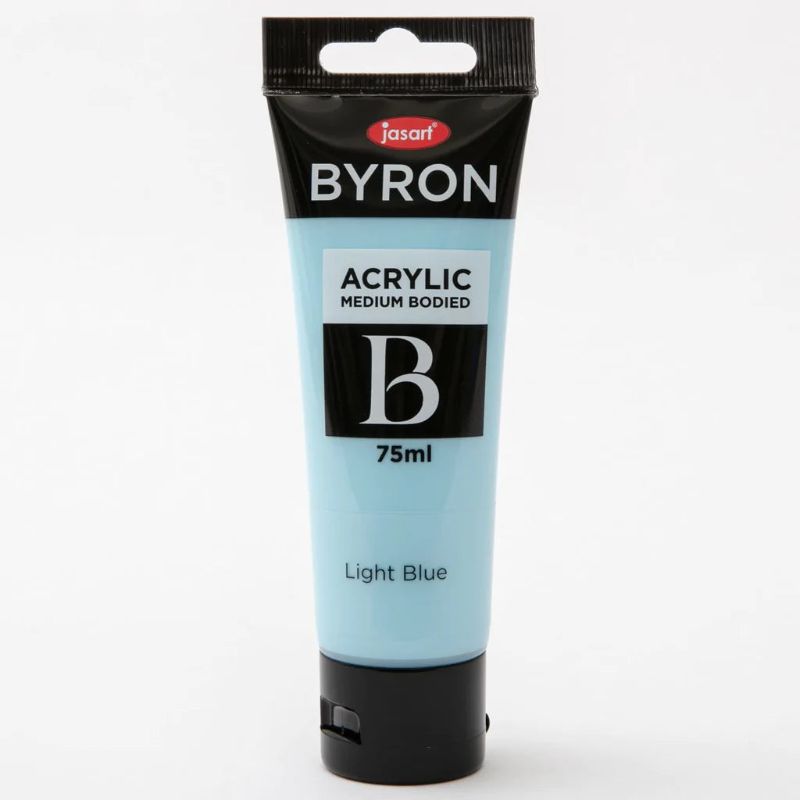 Jasart Byron Acrylic Paint 75ml 75ML LT BLUE