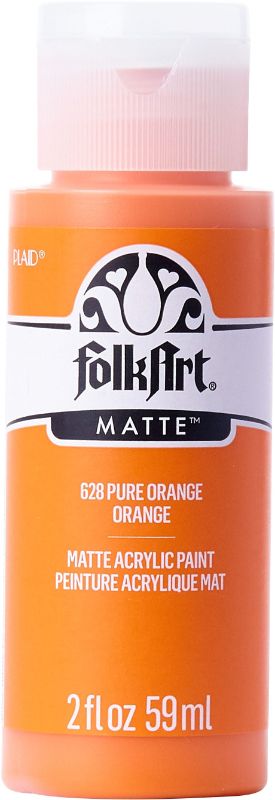 Folk Art Acrylic Paint 2oz/59ml  PURE ORANGE K628