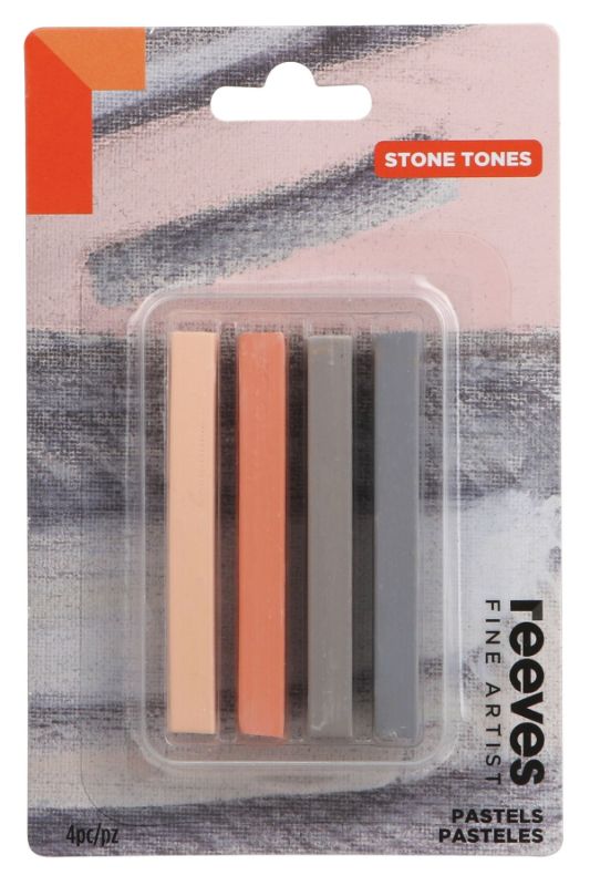 Reeves Fine Artist Pastels - Pack Of 4 STONE TONES