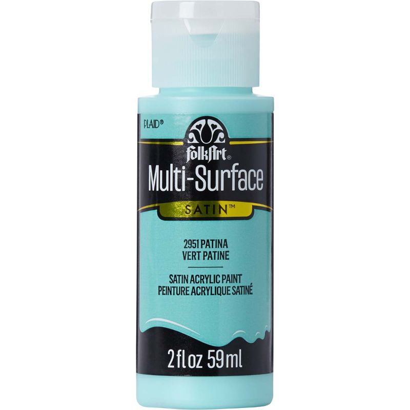 Folk Art Multi-surface Acrylic Paint in PATINA 2951, 2oz bottle, ideal for vibrant DIY projects on various surfaces.