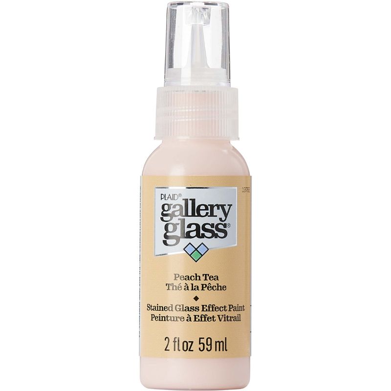 Plaid Gallery Stained Glass Paint 59ml PEACH TEA O 19782