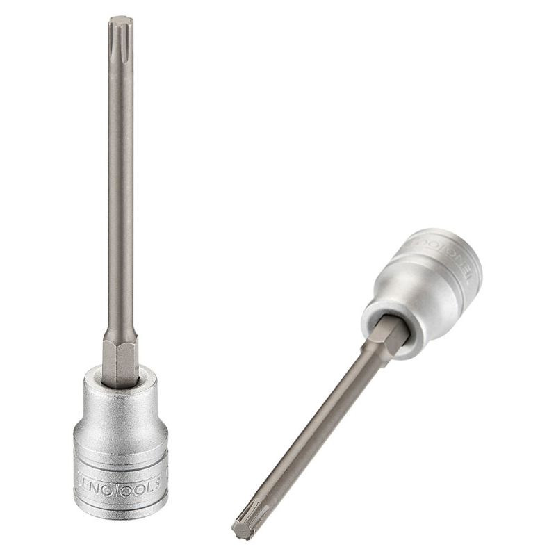 Teng 3/8in Dr. Long Ribe Bit Socket #05 for efficient fastening; durable, compact, and designed for professional-grade performance.