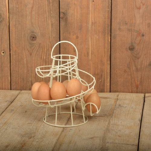 Egg Holder - Metal Spiral (18 x 18 x 22cm)