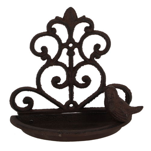 Wall Bird Feeder - Cast Iron (18 x 10 x 19cm)