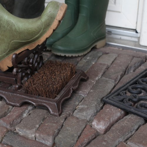 Boot Brush With Scraper (22 x 28 x 14cm)