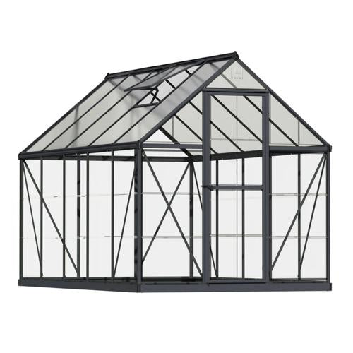 Maze Hybrid 6' X 10' Greenhouse - Charcoal
