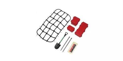 Kyosho Roof Carrier Net 200x140mm Black With Accessories