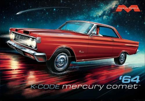 1964 K-Code Mercury Comet 1/25 Model Kit Moebius