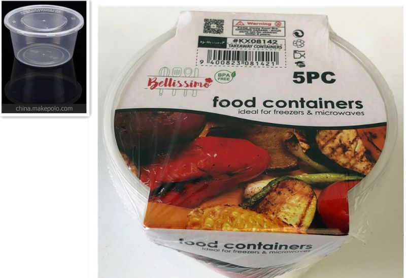 TAKEAWAY CONTAINERS - 450ML (12 Packs)