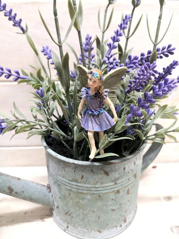 Set of 6 colorful fairy picks designed for garden decor and whimsical parties, made from durable, weather-resistant materials.