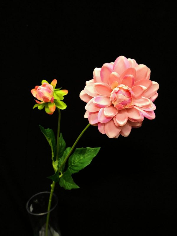 Dahlia – Small Dahlia W/Bud Mauve Pink