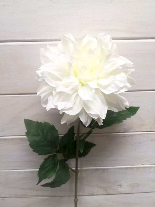Vibrant pink Shiloh Noelle dahlia stem, a lifelike artificial flower perfect for effortless home décor.