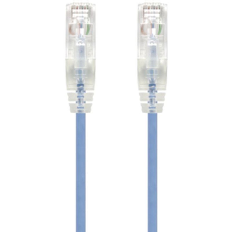 Alogic Blue Ultra Slim Cat6 Network Cable, UTP, 28AWG - Series Alpha - 3m Commer