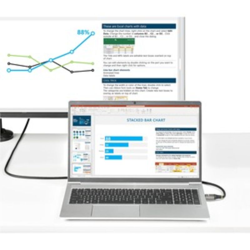 StarTech.com 20IN HDMI 2.1 cable supports 8K at 60Hz, 4K at 120Hz, featuring 48Gbps speed and flexible TPE jacket for easy use.