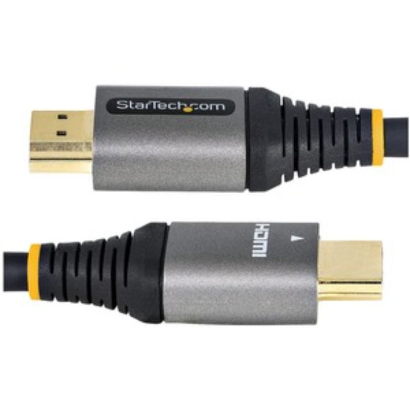 StarTech.com 20in HDMI 2.1 cable supports 8K 60Hz, 4K 120Hz with eARC, featuring a flexible TPE jacket for easy installation.