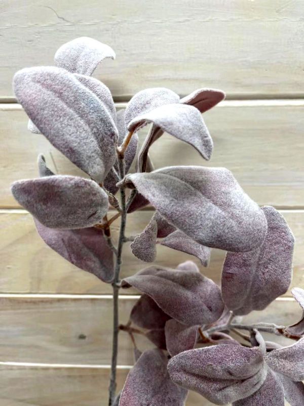 Artificial Lamb Ear Spray (Burgundy)