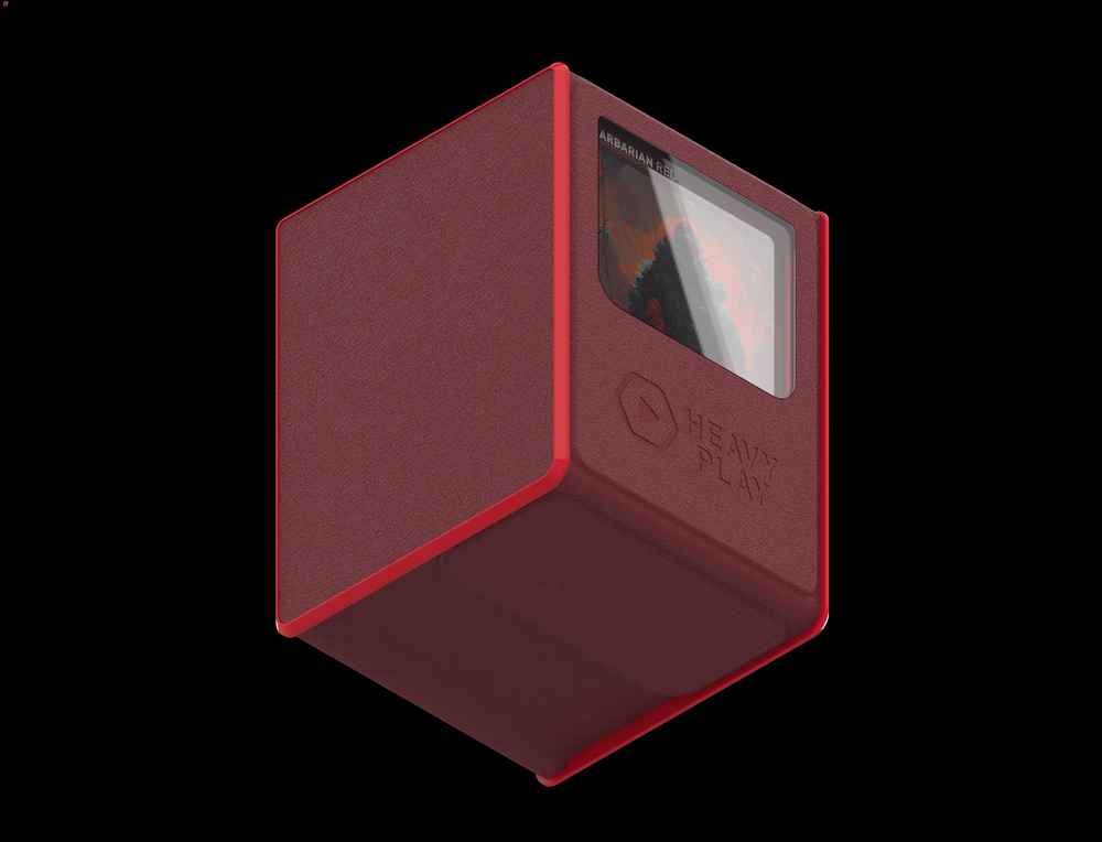 Heavy Play: RFG Deckbox MAX 100 DS - Barbarian Red