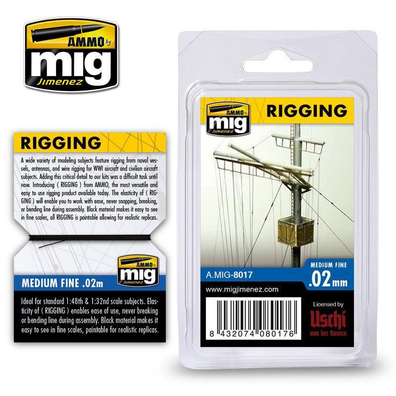 Ammo by MIG - Accessories - Rigging Medium Fine 0.02mm