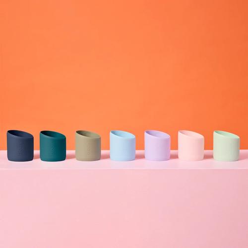 690mL Insulated Bottle Silicone Bumper b.box Spearmint