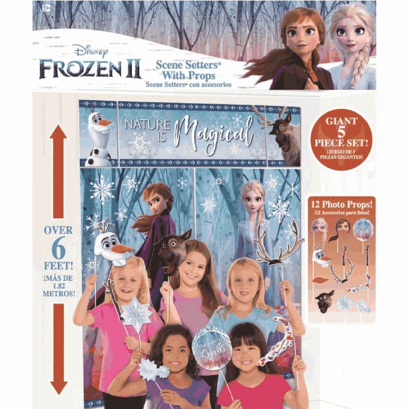 Frozen 2 Scene Setter With Photo Props - (Pack of 17)