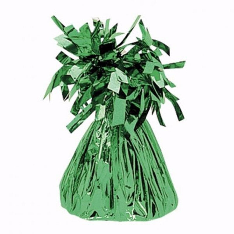 Balloon Weight Green Mylar PER EACH
