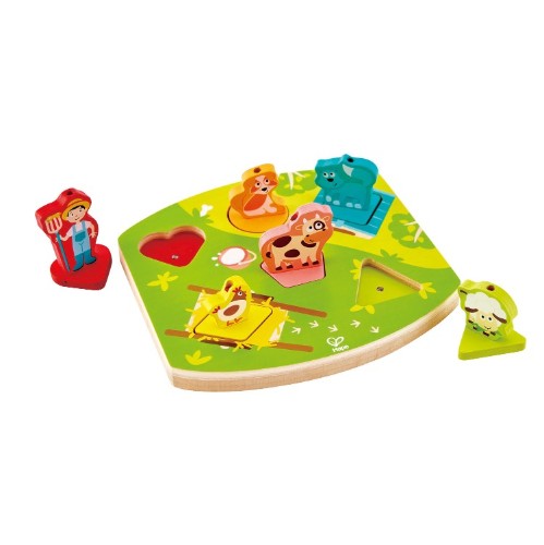Hape - Farmyard Sound Puzzle - Wooden