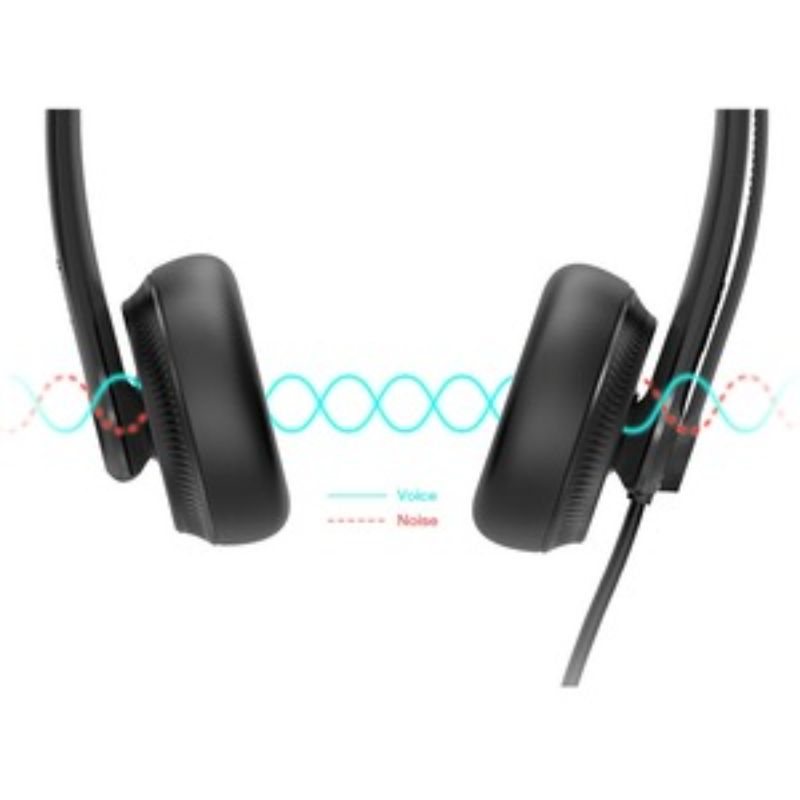 Yealink YHS34 Dual Headset for Yealink IP Phone. RJ9 Headset Jack, Hearing Prote