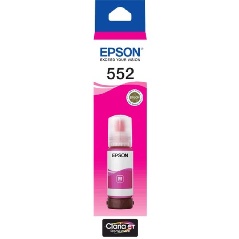 Epson EcoTank T552 Refill Ink Bottle - Inkjet - Magenta