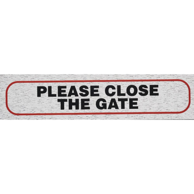 Sign - Please Close The Gate