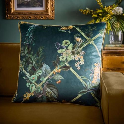 Laurence Llewelyn-Bowen - Cotswold Fantasia Dawn Green 55x55cm Cushion Cover
