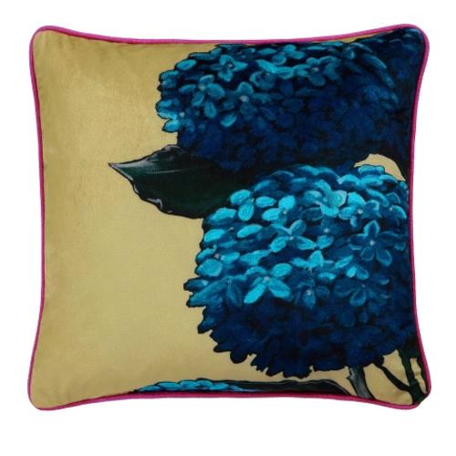 Laurence Llewelyn-Bowen - Hiyah Hydrangea Lime 43x43cm Cushion Cover